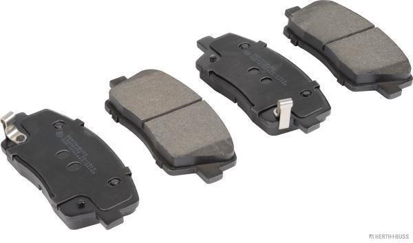 Jeu de 4 plaquettes de frein HERTH+BUSS JAKOPARTS J3600358