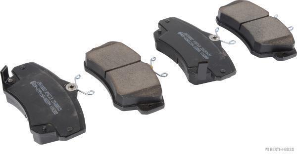 Jeu de 4 plaquettes de frein HERTH+BUSS JAKOPARTS ref. J3600802