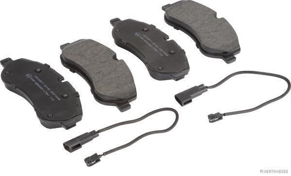Jeu de 4 plaquettes de frein HERTH+BUSS JAKOPARTS J3600817