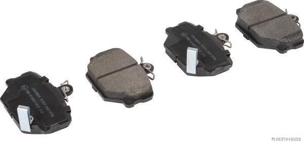 Jeu de 4 plaquettes de frein HERTH+BUSS JAKOPARTS J3600820