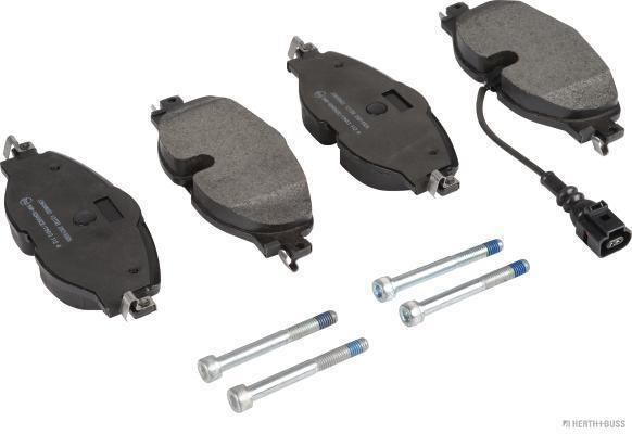 Jeu de 4 plaquettes de frein HERTH+BUSS JAKOPARTS J3600822
