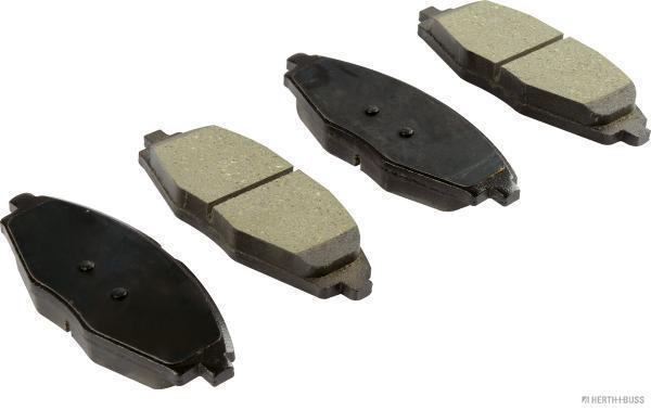 Jeu de 4 plaquettes de frein HERTH+BUSS JAKOPARTS J3600909