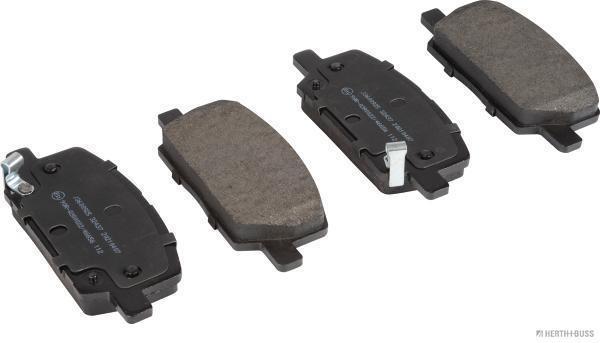 Jeu de 4 plaquettes de frein HERTH+BUSS JAKOPARTS J3600925