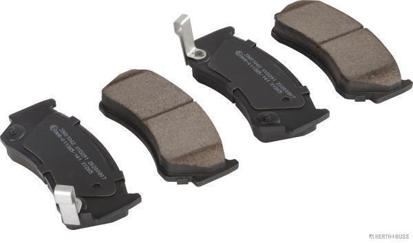 Jeu de 4 plaquettes de frein HERTH+BUSS JAKOPARTS J3601062