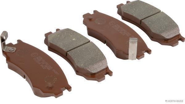 Jeu de 4 plaquettes de frein HERTH+BUSS JAKOPARTS J3601069