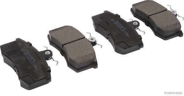 Jeu de 4 plaquettes de frein HERTH+BUSS JAKOPARTS ref. J3601075
