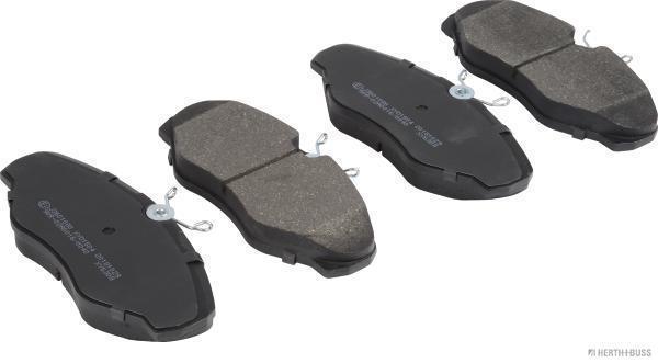 Jeu de 4 plaquettes de frein HERTH+BUSS JAKOPARTS ref. J3601080