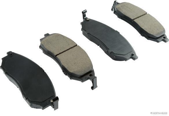Jeu de 4 plaquettes de frein HERTH+BUSS JAKOPARTS ref. J3601093