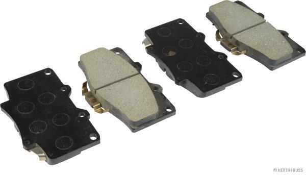 Jeu de 4 plaquettes de frein HERTH+BUSS JAKOPARTS J3602071