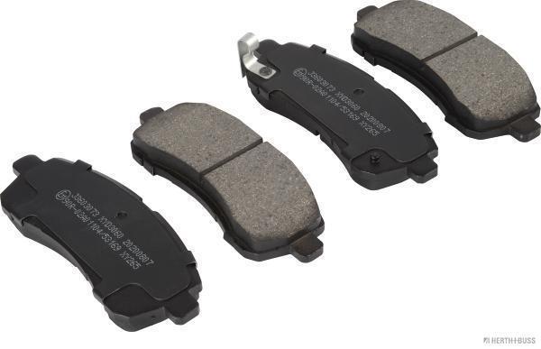 Jeu de 4 plaquettes de frein HERTH+BUSS JAKOPARTS J3603073