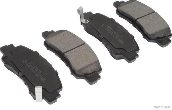 Jeu de 4 plaquettes de frein HERTH+BUSS JAKOPARTS J3605011
