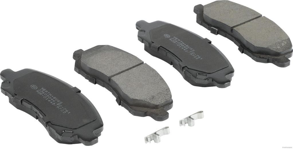 Jeu de 4 plaquettes de frein HERTH+BUSS JAKOPARTS J3605046