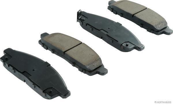 Jeu de 4 plaquettes de frein HERTH+BUSS JAKOPARTS ref. J3605065
