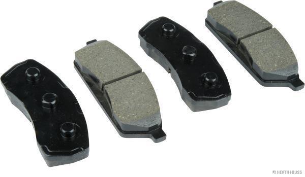 Jeu de 4 plaquettes de frein HERTH+BUSS JAKOPARTS J3607011
