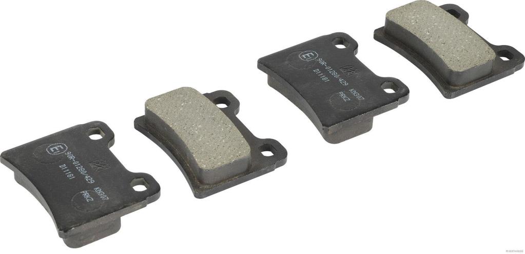Jeu de 4 plaquettes de frein HERTH+BUSS JAKOPARTS J3610302