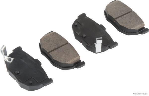 Jeu de 4 plaquettes de frein HERTH+BUSS JAKOPARTS ref. J3610505
