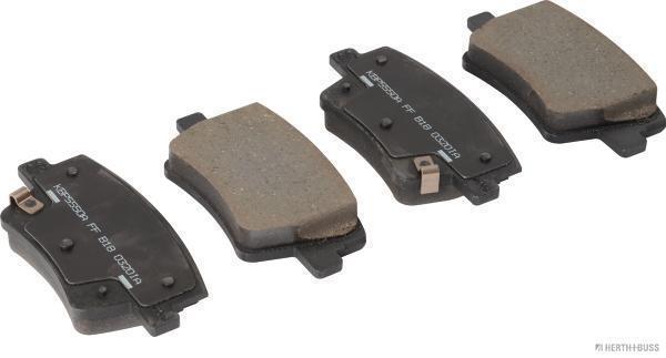 Jeu de 4 plaquettes de frein HERTH+BUSS JAKOPARTS J3610535