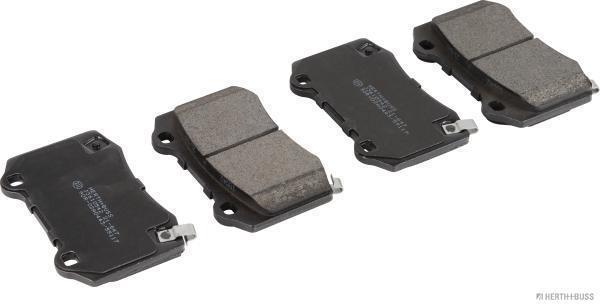 Jeu de 4 plaquettes de frein HERTH+BUSS JAKOPARTS ref. J3610542
