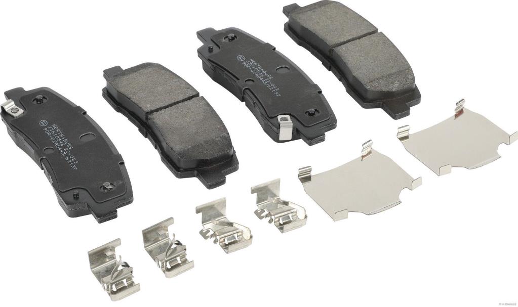 Jeu de 4 plaquettes de frein HERTH+BUSS JAKOPARTS J3610546