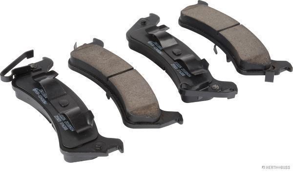 Jeu de 4 plaquettes de frein HERTH+BUSS JAKOPARTS ref. J3610804