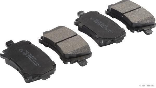 Jeu de 4 plaquettes de frein HERTH+BUSS JAKOPARTS J3610805
