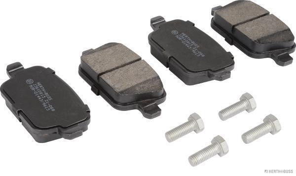 Jeu de 4 plaquettes de frein HERTH+BUSS JAKOPARTS J3610813