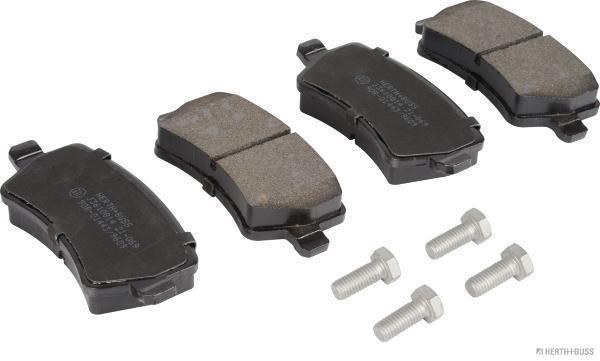 Jeu de 4 plaquettes de frein HERTH+BUSS JAKOPARTS J3610814