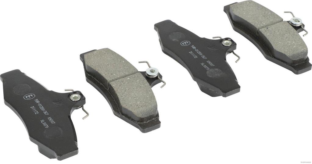 Jeu de 4 plaquettes de frein HERTH+BUSS JAKOPARTS J3610900