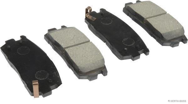 Jeu de 4 plaquettes de frein HERTH+BUSS JAKOPARTS J3610906