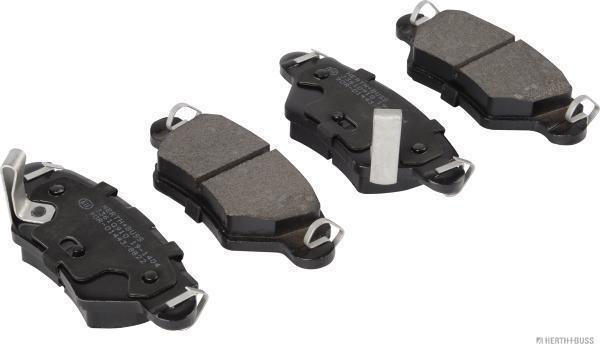 Jeu de 4 plaquettes de frein HERTH+BUSS JAKOPARTS J3610910