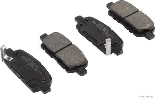 Jeu de 4 plaquettes de frein HERTH+BUSS JAKOPARTS ref. J3611044