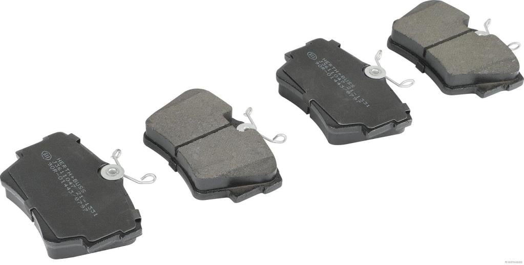 Jeu de 4 plaquettes de frein HERTH+BUSS JAKOPARTS ref. J3611047