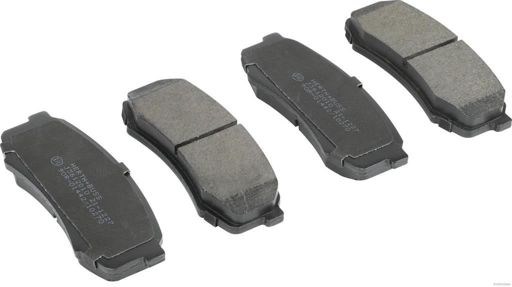 Jeu de 4 plaquettes de frein HERTH+BUSS JAKOPARTS J3612010