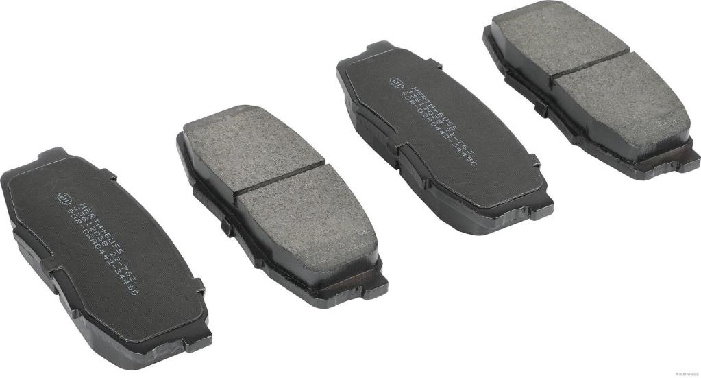 Jeu de 4 plaquettes de frein HERTH+BUSS JAKOPARTS J3612038