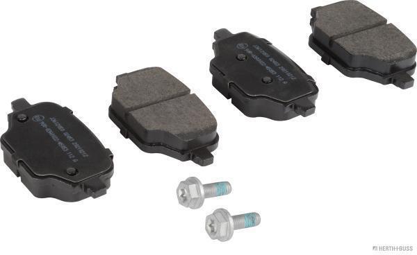 Jeu de 4 plaquettes de frein HERTH+BUSS JAKOPARTS J3612050