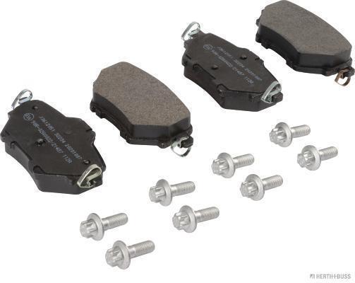 Jeu de 4 plaquettes de frein HERTH+BUSS JAKOPARTS J3612051