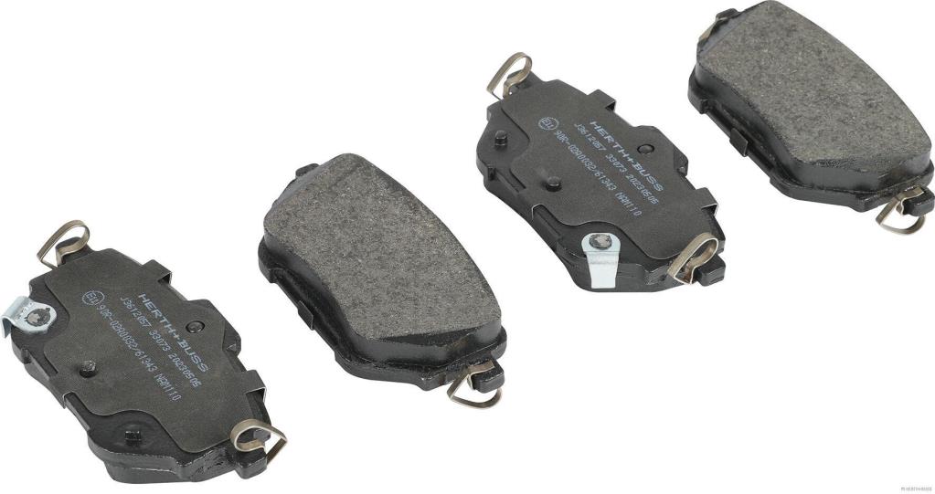 Jeu de 4 plaquettes de frein HERTH+BUSS JAKOPARTS J3612057