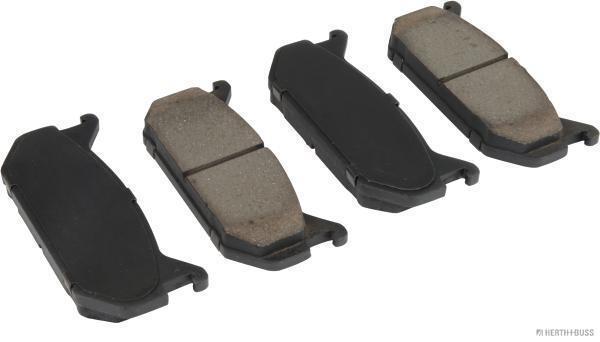 Jeu de 4 plaquettes de frein HERTH+BUSS JAKOPARTS ref. J3613007