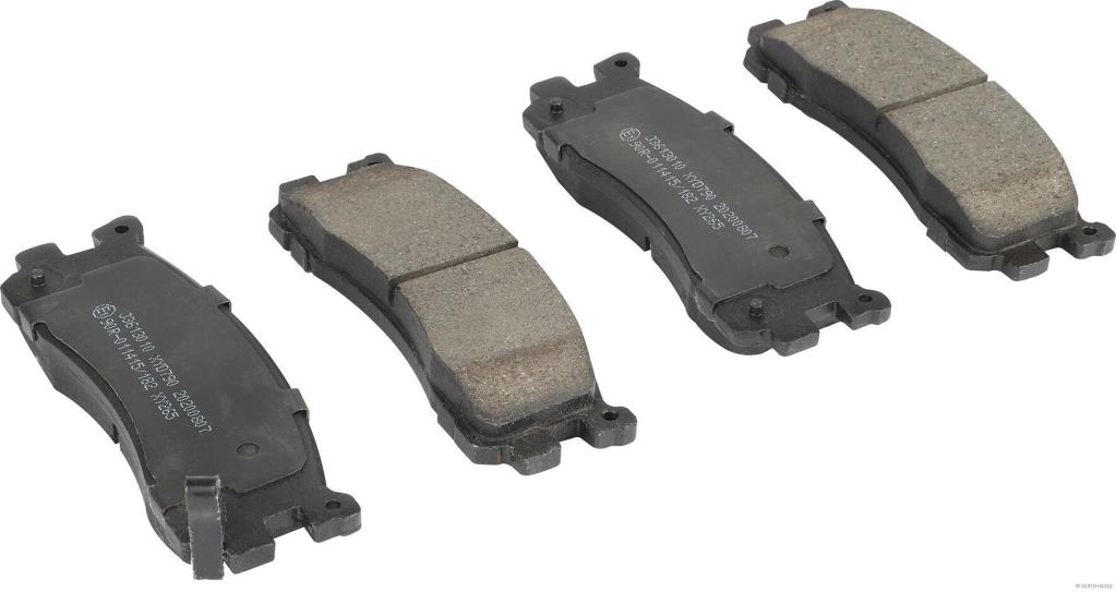Jeu de 4 plaquettes de frein HERTH+BUSS JAKOPARTS ref. J3613010