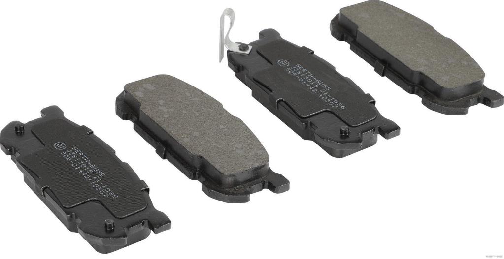 Jeu de 4 plaquettes de frein HERTH+BUSS JAKOPARTS J3613015