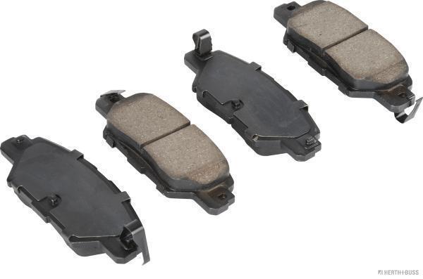 Jeu de 4 plaquettes de frein HERTH+BUSS JAKOPARTS J3613024