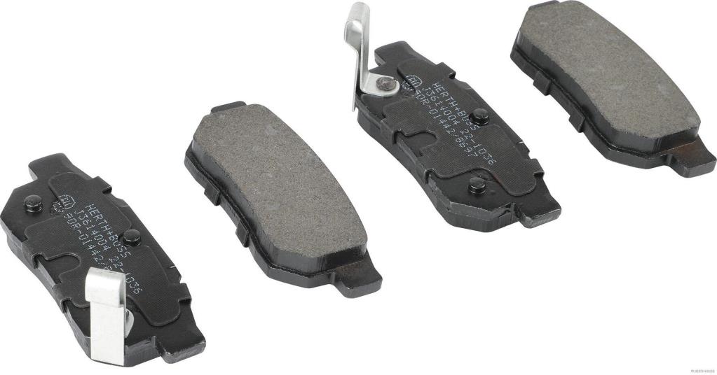 Jeu de 4 plaquettes de frein HERTH+BUSS JAKOPARTS ref. J3614004