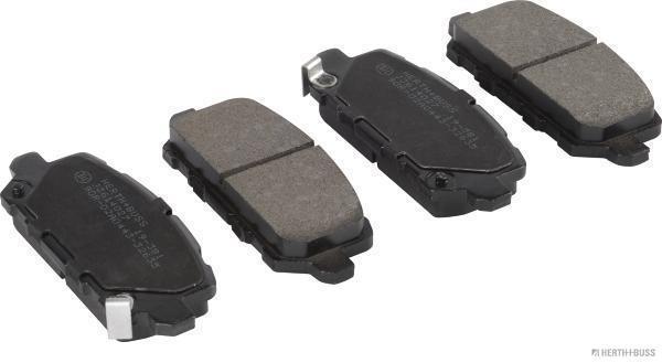Jeu de 4 plaquettes de frein HERTH+BUSS JAKOPARTS J3614027