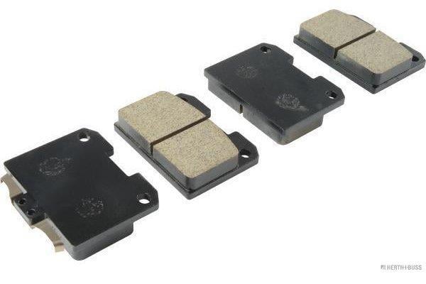 Jeu de 4 plaquettes de frein HERTH+BUSS JAKOPARTS J3615006