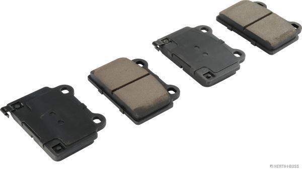 Jeu de 4 plaquettes de frein HERTH+BUSS JAKOPARTS ref. J3615015