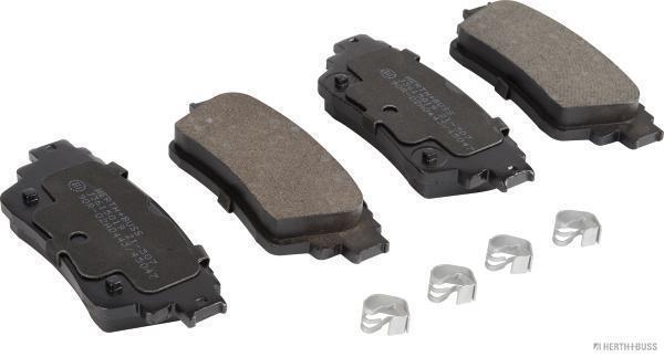 Jeu de 4 plaquettes de frein HERTH+BUSS JAKOPARTS J3615019
