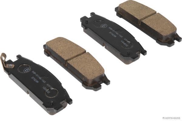 Jeu de 4 plaquettes de frein HERTH+BUSS JAKOPARTS J3617001