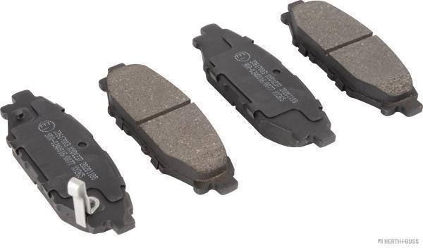 Jeu de 4 plaquettes de frein HERTH+BUSS JAKOPARTS ref. J3617003