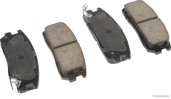 Jeu de 4 plaquettes de frein HERTH+BUSS JAKOPARTS J3619001