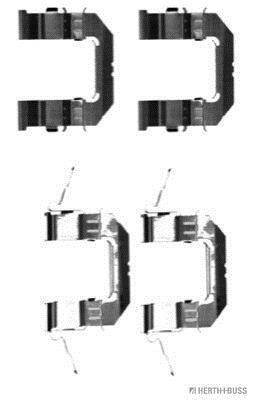 Kit d'accessoires pour plaquette de frein à disque HERTH+BUSS JAKOPARTS ref. J3661028